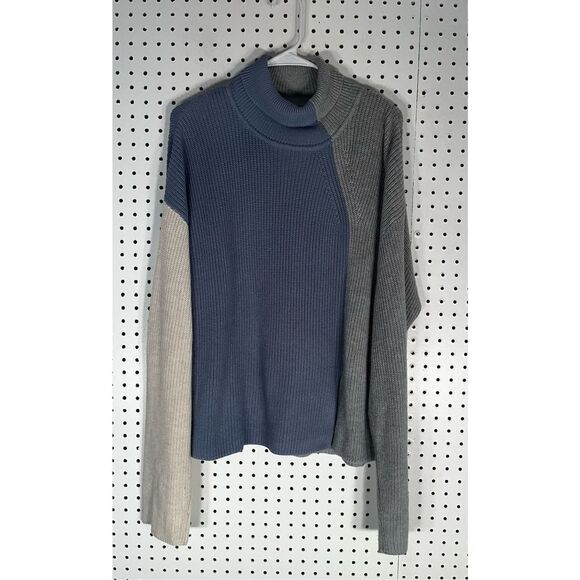 Whiteroom + Cactus colorblock sweater - Picture 1 of 4